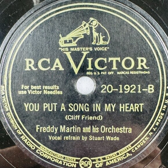 Freddy Martin - To Each His Own/You Put A Song In My Heart - 20-1921 RCA Victor - Picture 4 of 4